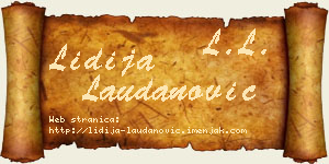 Lidija Laudanović vizit kartica